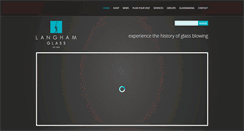 Desktop Screenshot of langhamglass.co.uk
